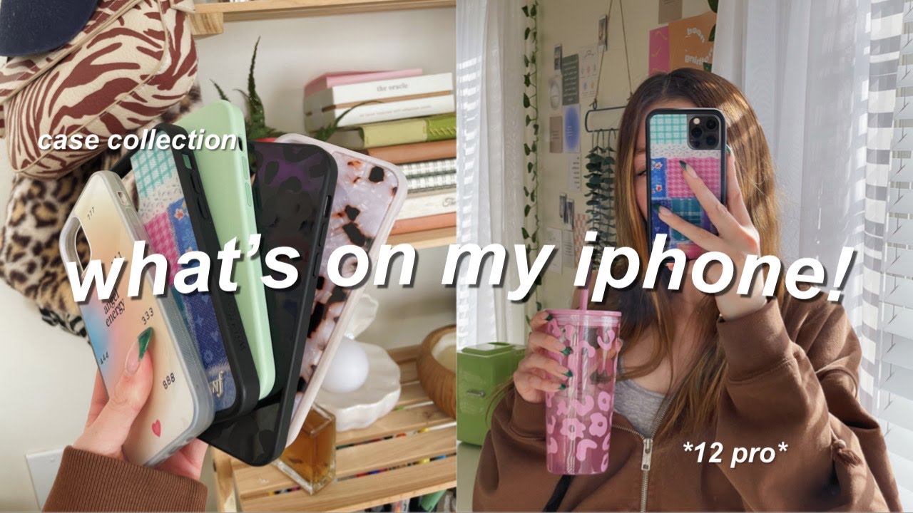 what's on my iphone 12 pro! + case collection