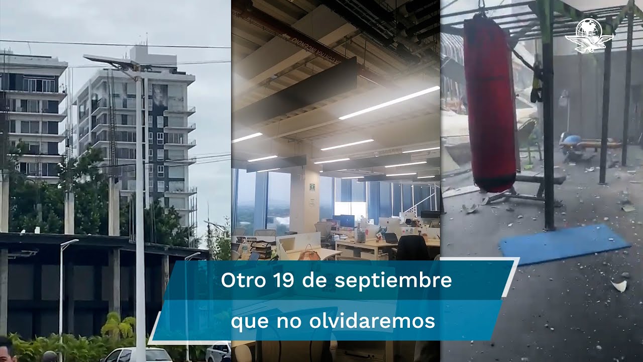 Las impactantes imágenes que dejó el sismo de 7.7, del 19 de septiembre de 2022