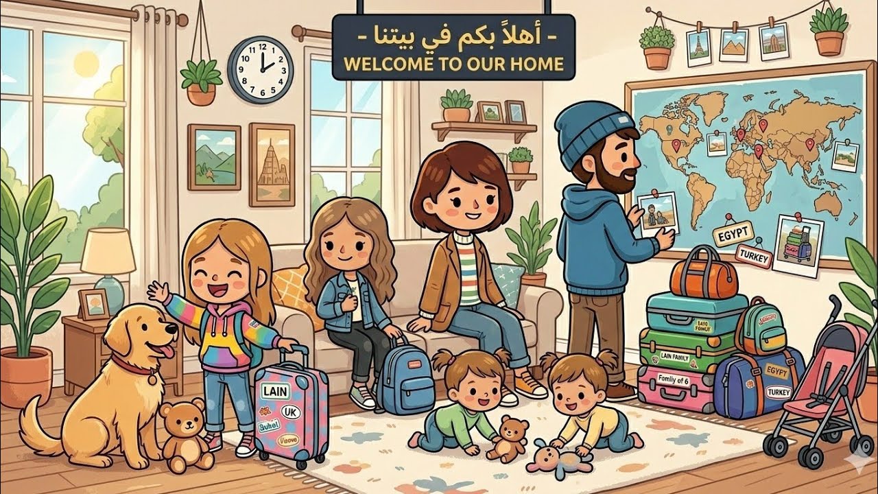 (سلسلة توكا بوكا) لاتين رجعت من السفر ✈️