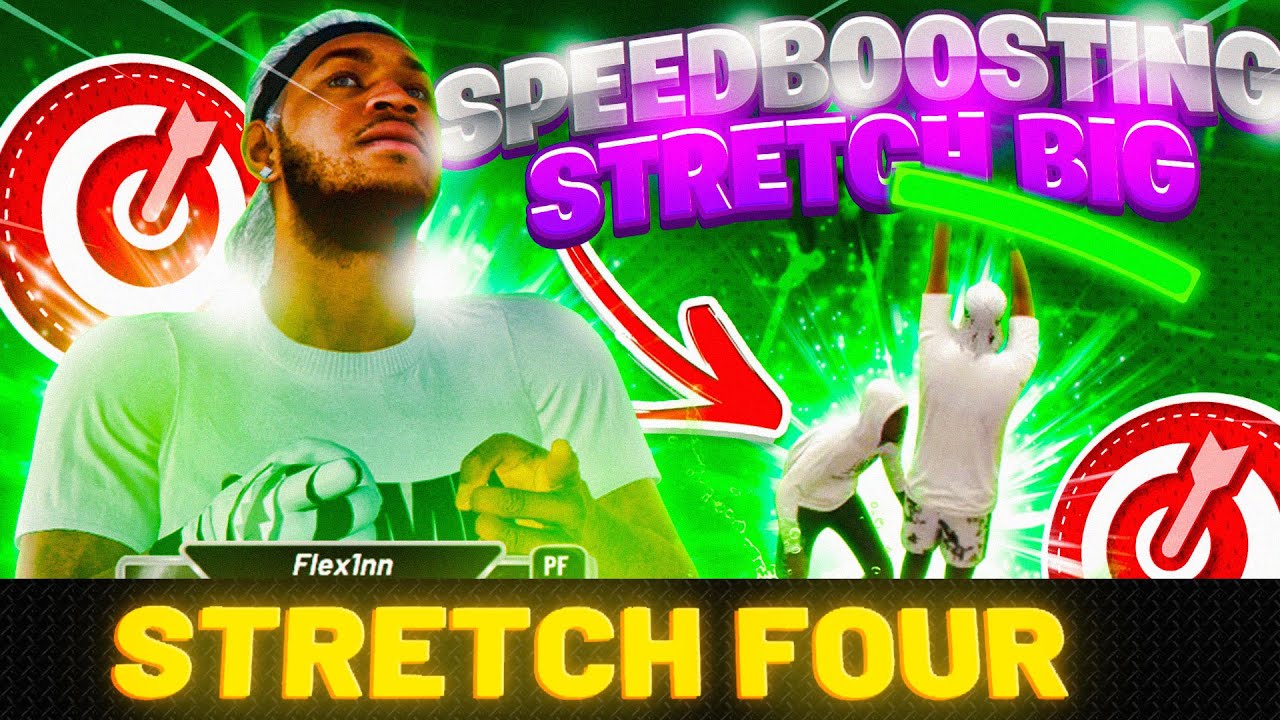 My NEW SPEEDBOOSTING STRETCH FOUR BUILD just BROKE the 1v1 COURT on NBA 2K21...