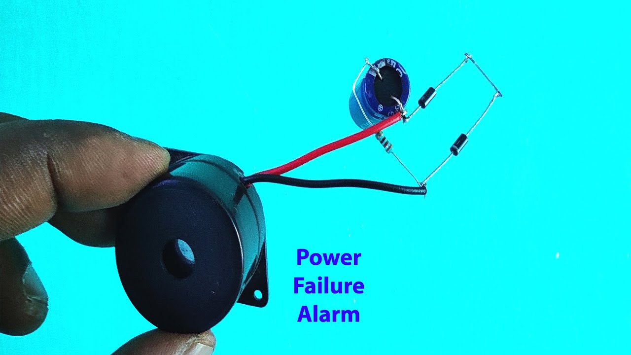 Simple and Easy Power Failure Alarm,Power Failure Alarm Circuit