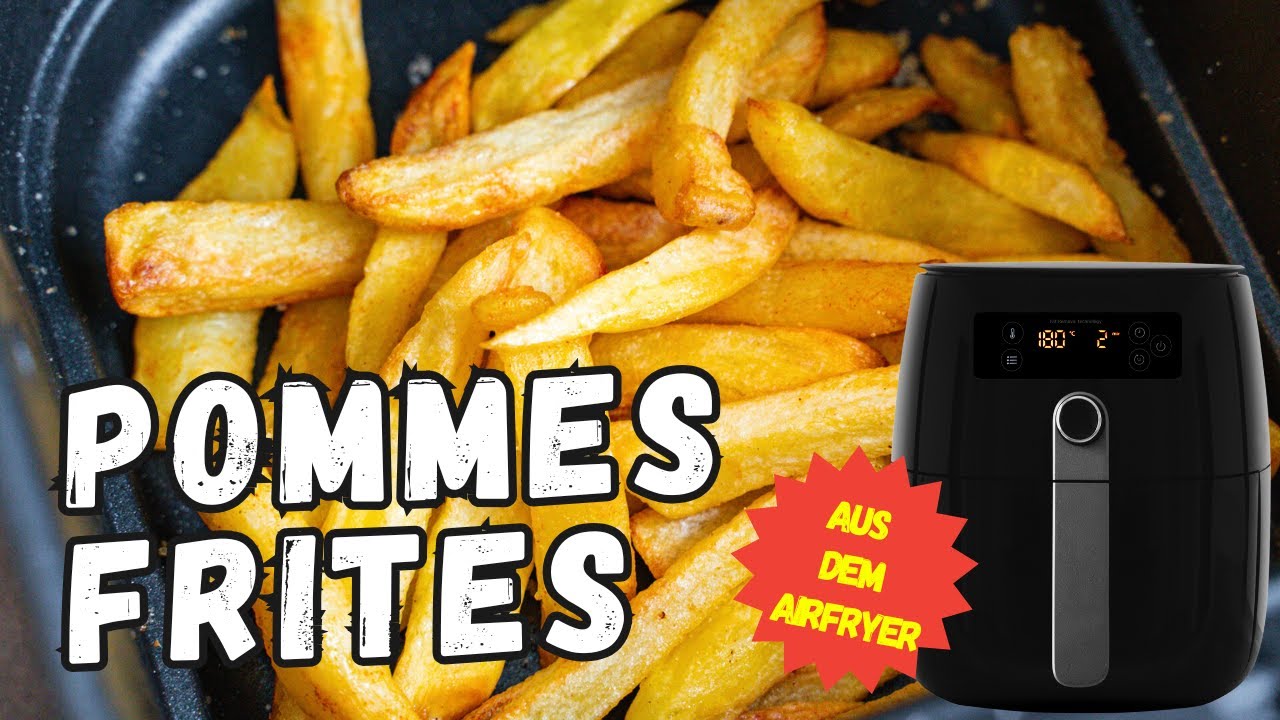 Perfekte POMMES aus der Hei&szlig;luftfritteuse! 🍟