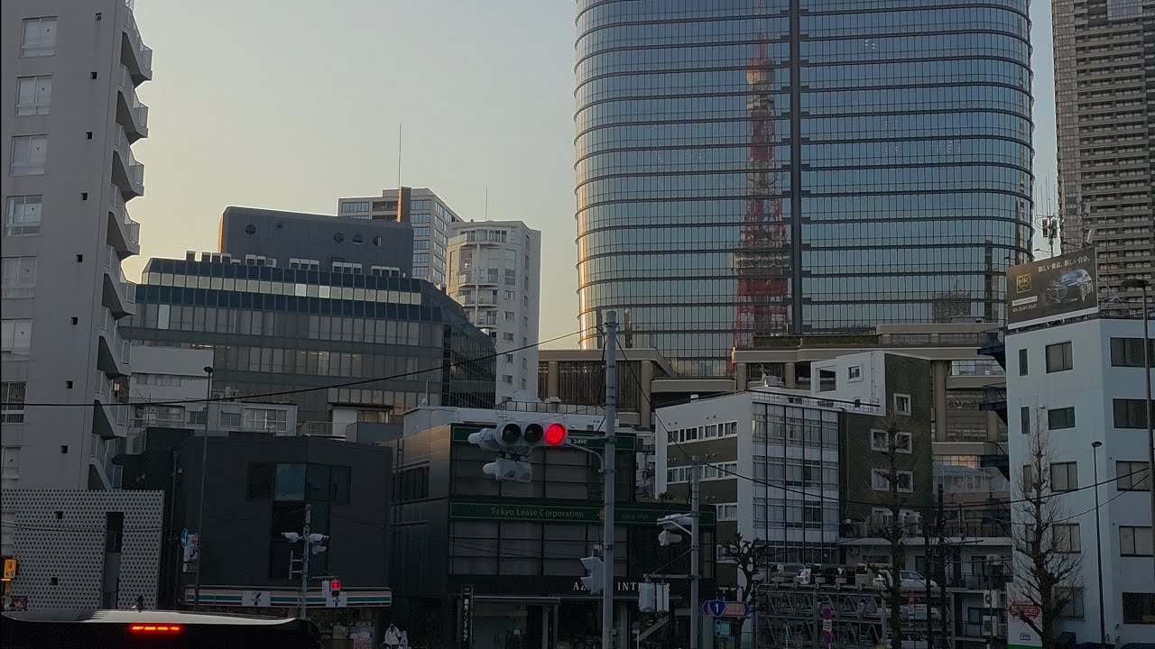 8K Tokyo Tower to Ginza drive 2026 東京タワーより銀座へドライブ