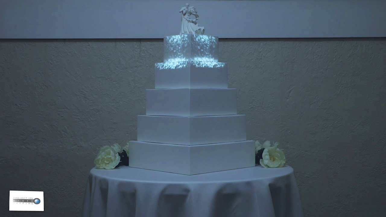 Wedding Cake Projection Video Mapping