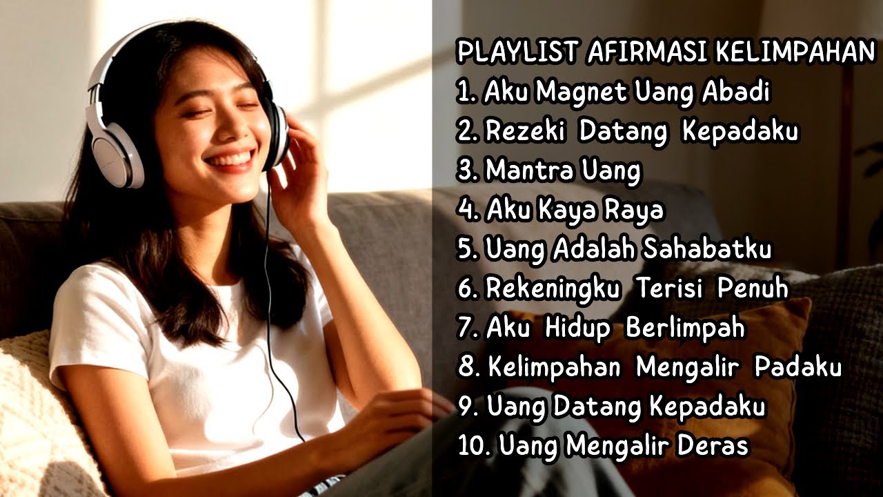 Lagu Afirmasi Positif Pagi Hari | Uang Mudah Datang & Rezeki Mengalir Deras, Lagu Mantra Uang *19