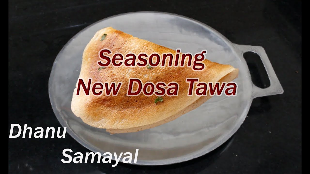 How to make Dosa in New Dosa Tava in Tamil | Seasoning /Practicing new Dosa Tawa