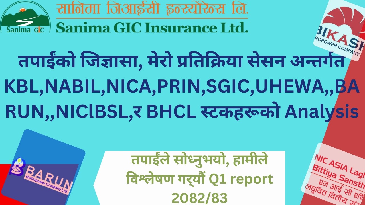 यी स्टक अब के गर्ने? SGIC, BHCL, UHEWA, BARUN, NICLBSL, MKJC  को  अवस्था|Nepali Share Market News|