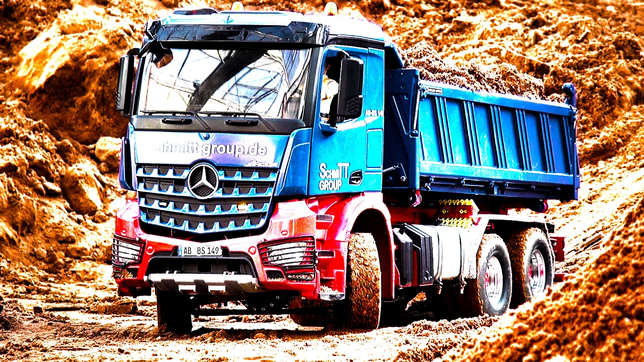 BIG Rc Truck Action! MB Arocs! MAN! ScaleART! Liebherr! Scania! Thank you for about 30K Sub´s!