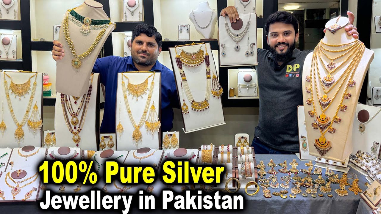Latest Silver Bridal Jewellery Collection 2025 | Pakistani Jewellery Online