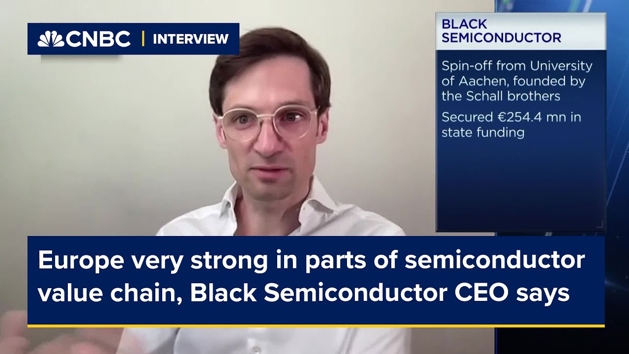 Europe very strong in specific parts of semiconductor value chain, Black Semiconductor CEO says