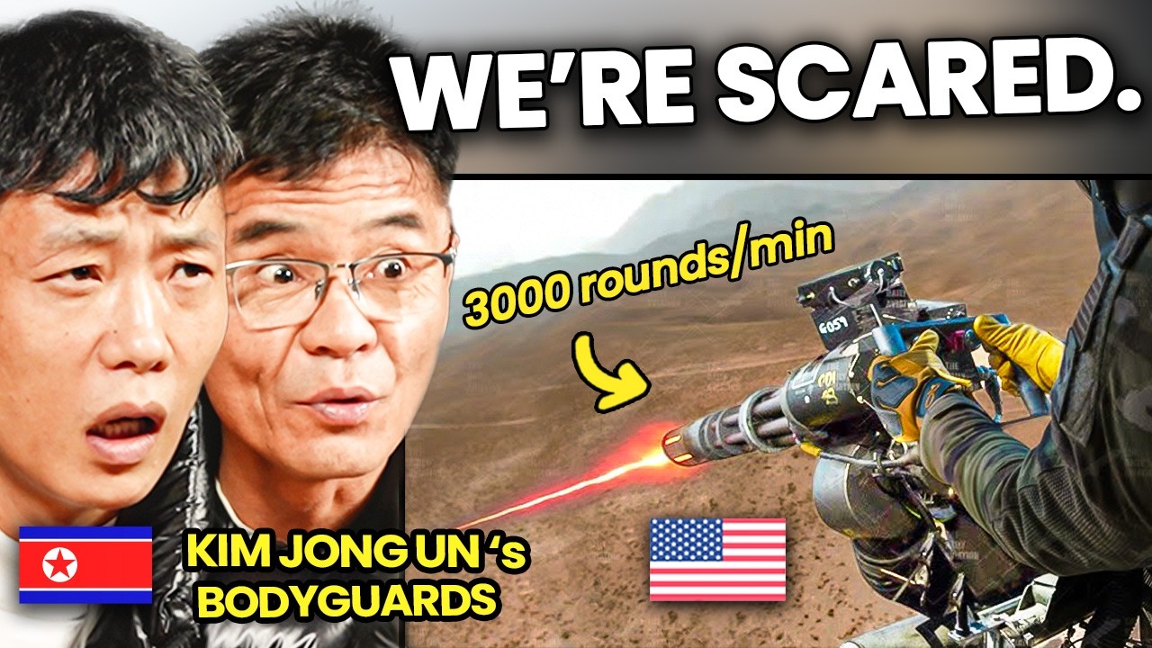 North Korean Special Ops react to the Most Powerful Military Weapons | NK Guys | Ep.12