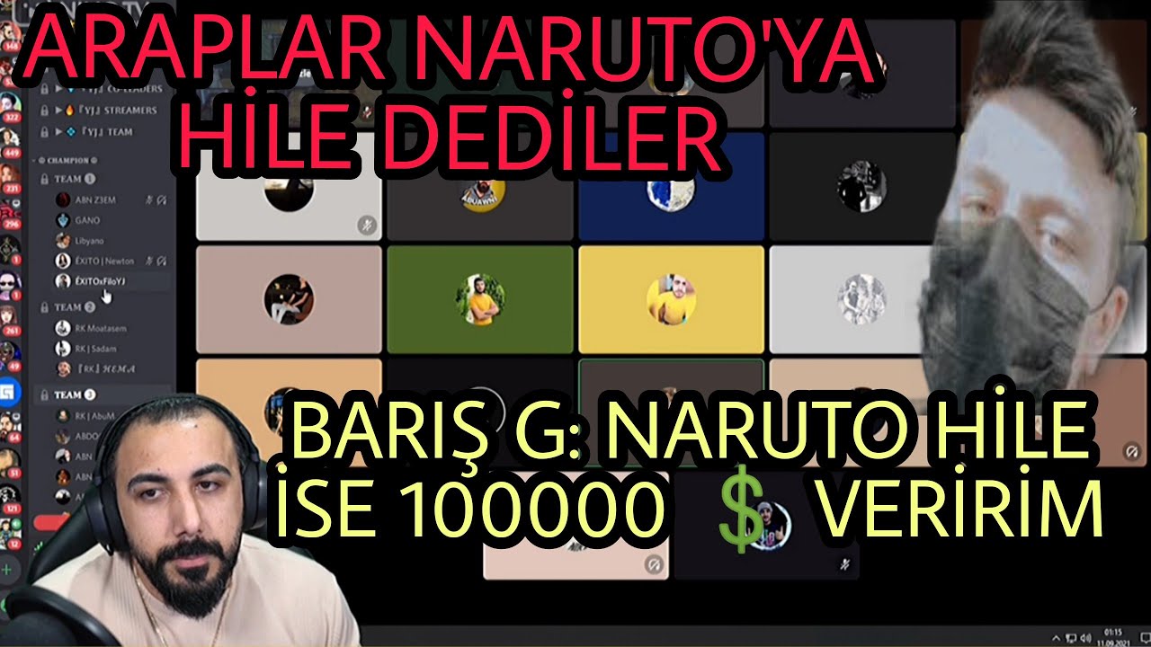 TÜRKİYE VS MENA TURNUVASI! NARUTO'YA HİLE DEDİLER! BARIŞ G AÇIKLAMA YAPIYOR! YAYINCI TURNUVASI