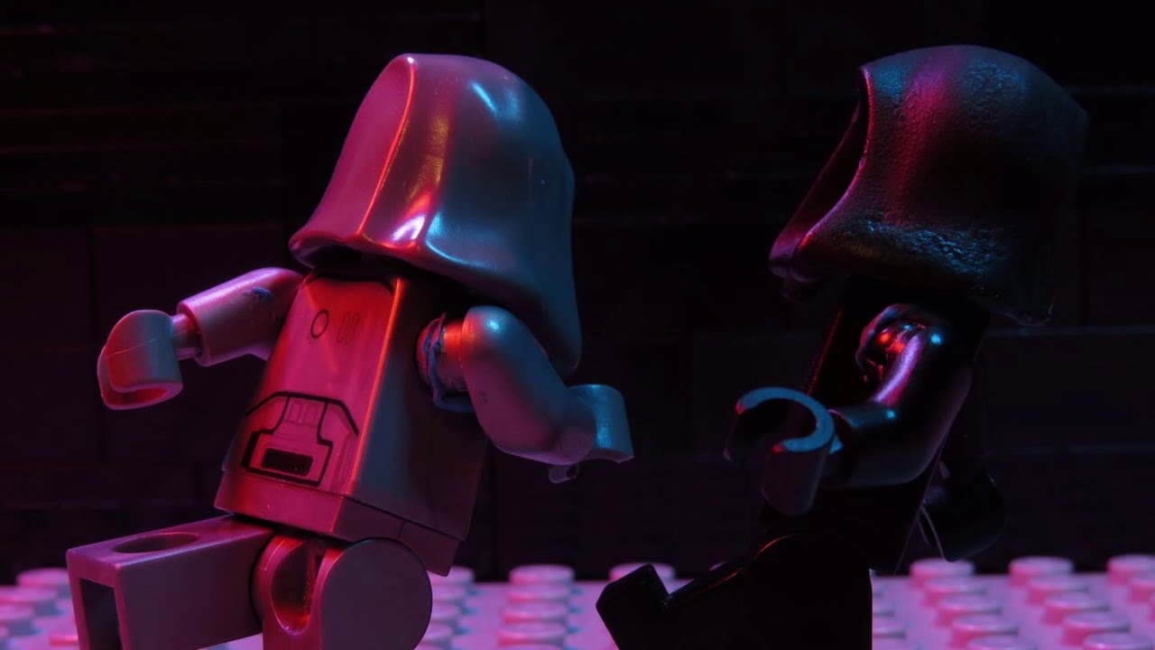 Light vs Dark: A Lego Fight Scene