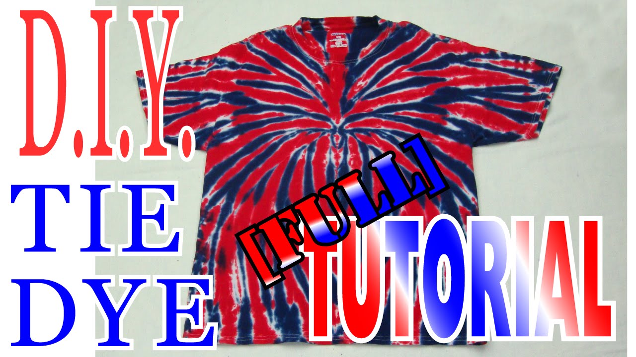 DIY Tie Dye Spider Shirt [Long Tutorial] #51