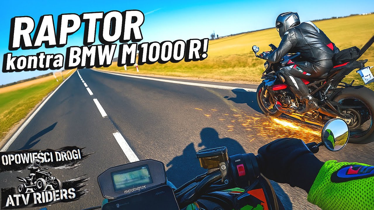 RAPTOR kontra BMW! 😱🔥 Kto szybszy 😈 Quad czy Superbike?! 🤯  To zderzenie dw&oacute;ch filozofii prędkości!
