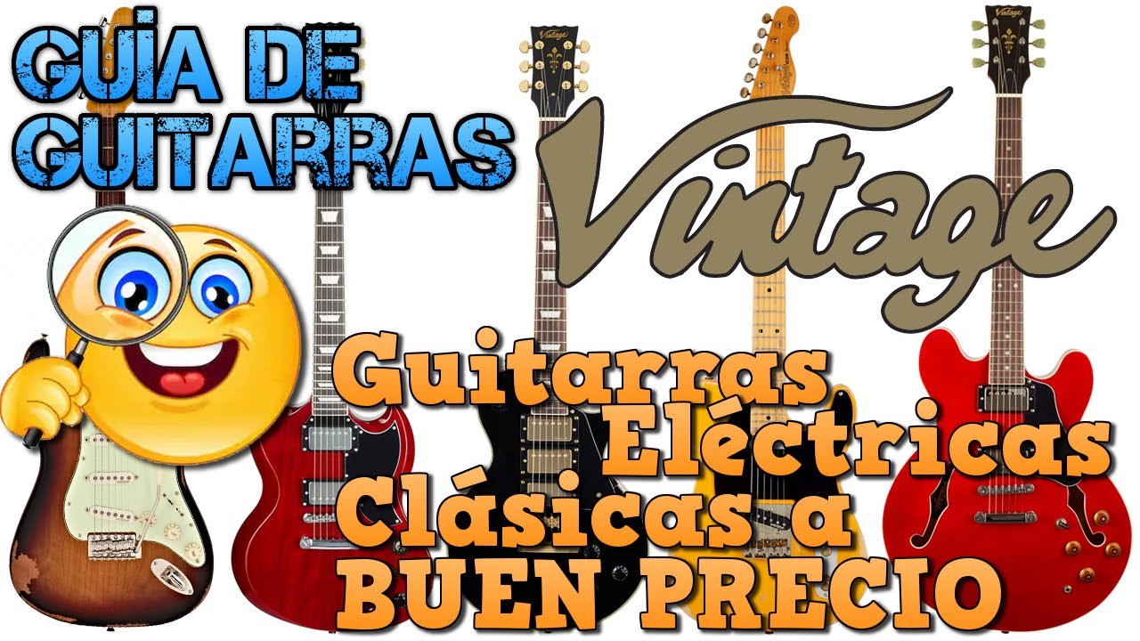 VINTAGE Guitars (Guía): CONOCE sus Guitarras Eléctricas CLASICAS (Coaster, Icon y Reissued)