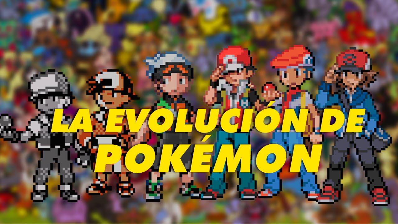 La evolución de los juegos de Pokémon  (1996-2016)