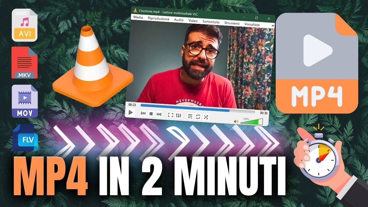 Converti i tuoi VIDEO in MP4 (e non solo) GRATIS, con VLC! 🤯