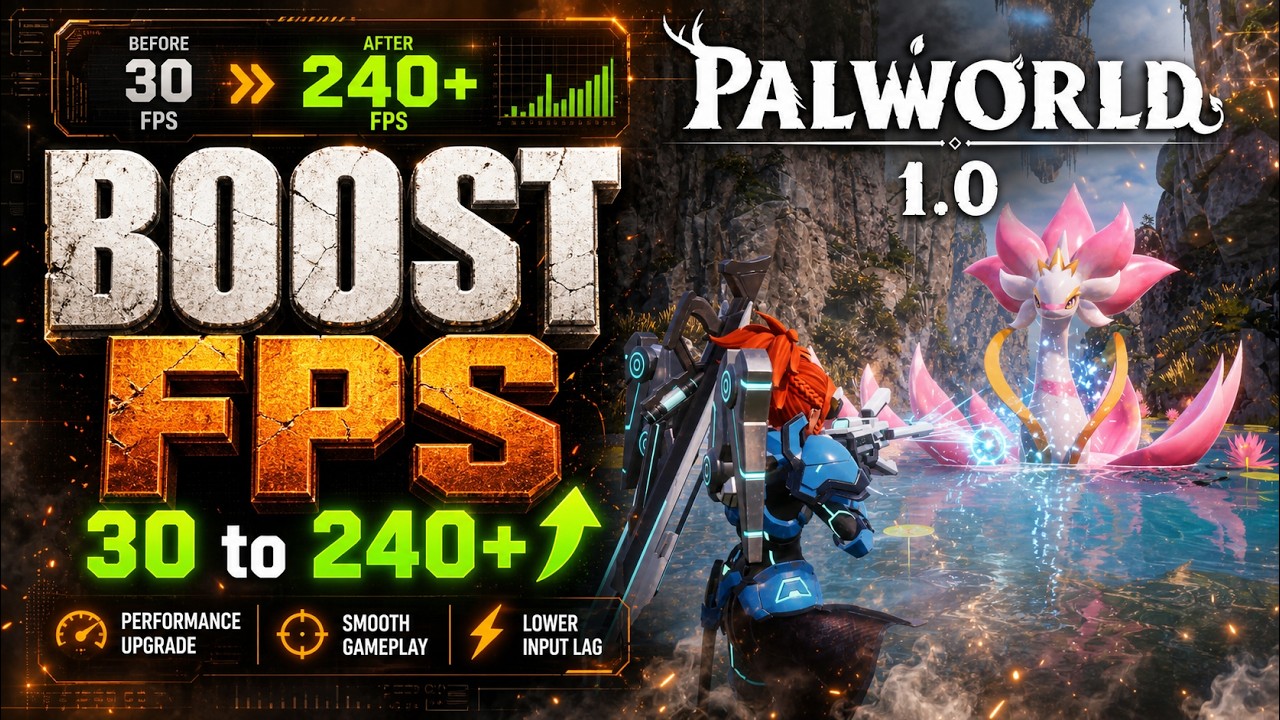 Palworld 1.0 &mdash; лучшие настройки ПК для мгновенного повышения FPS и улучшения видимости