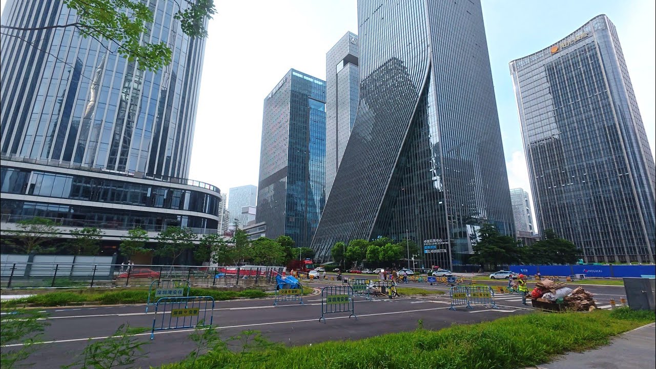 2025漫步深圳南山CBD街头 | Walking on the streets of Nanshan, Shenzhen, China 4K