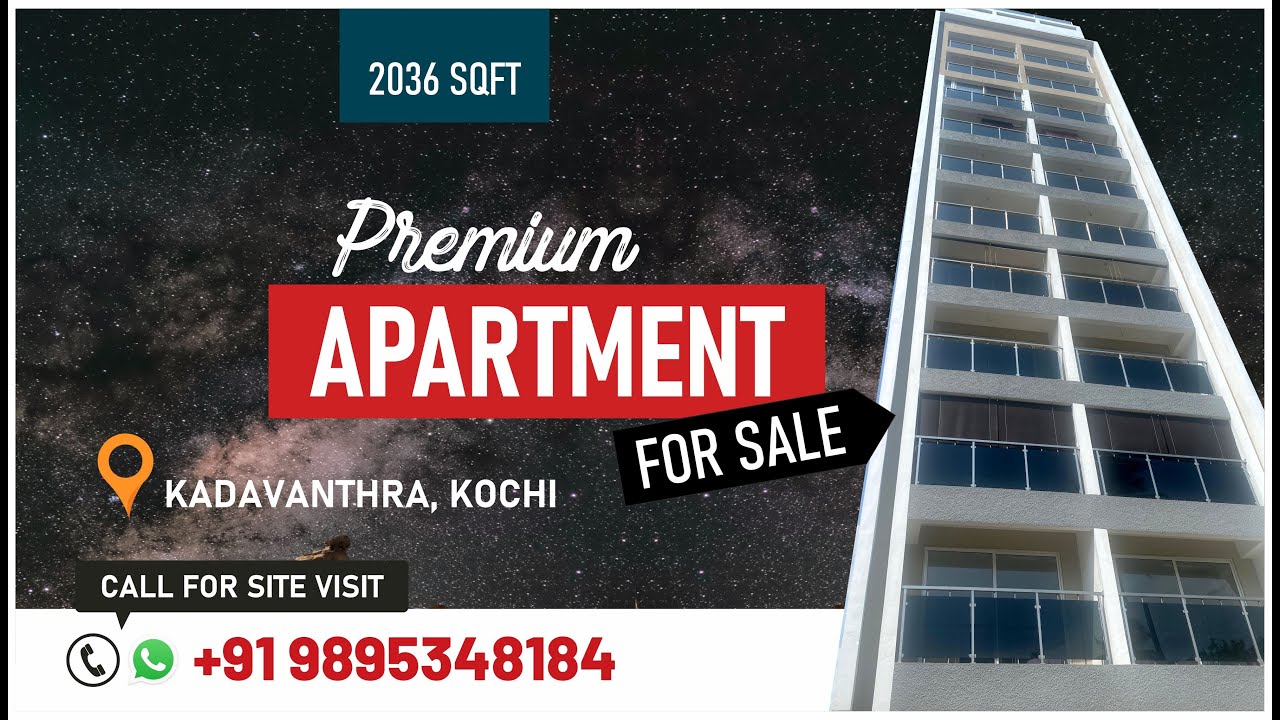 Premium Apartment for Sale at Kadavanthra, Kochi | Kochi Real Estate