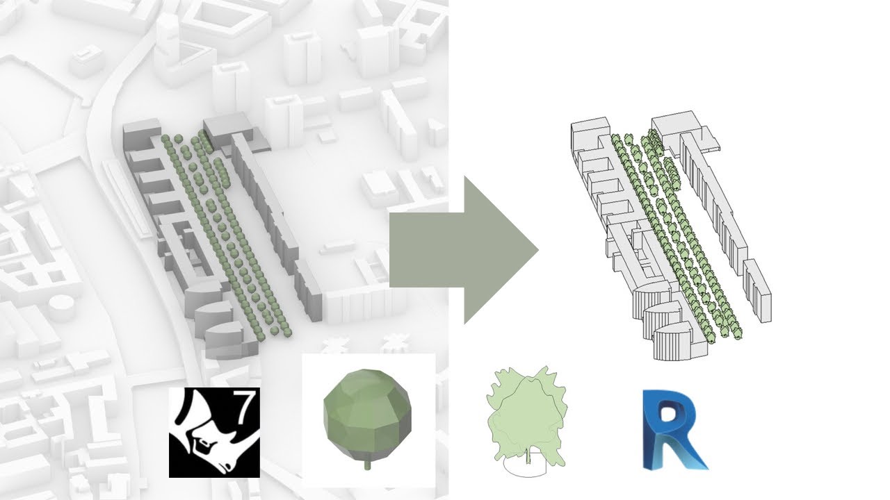 Converting Rhino 3d Context Model into Revit - Rhino Grasshopper Inside.Revit