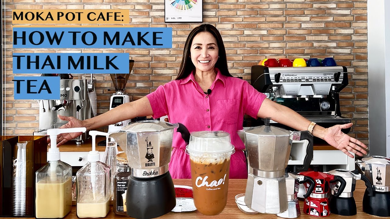 ADD THAI MILK TEA TO YOUR MOKA POT CAFE!