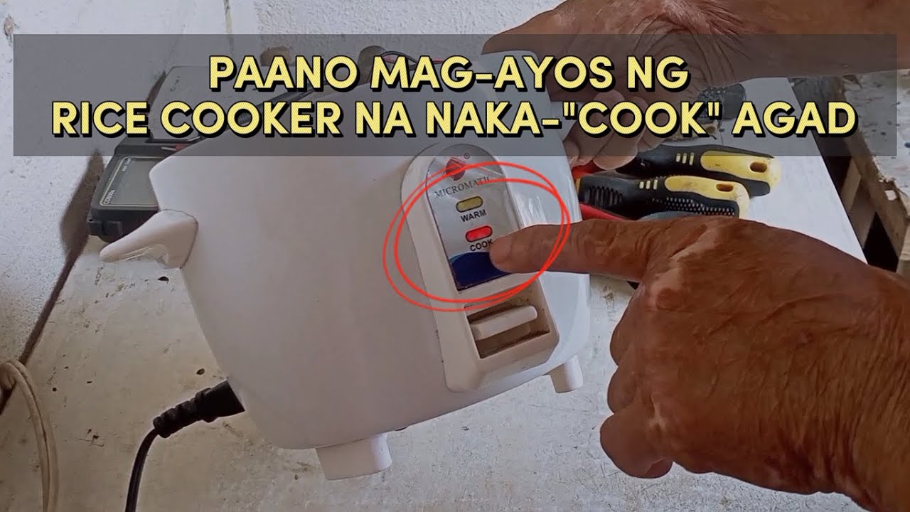 EZ TUTORIAL: PAANO MAG-AYOS NG RICE COOKER NA NAKA-