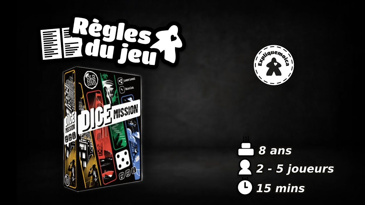 🎲 DICE MISSION 🎲 règle du jeu #oldhengames #expliquemoica