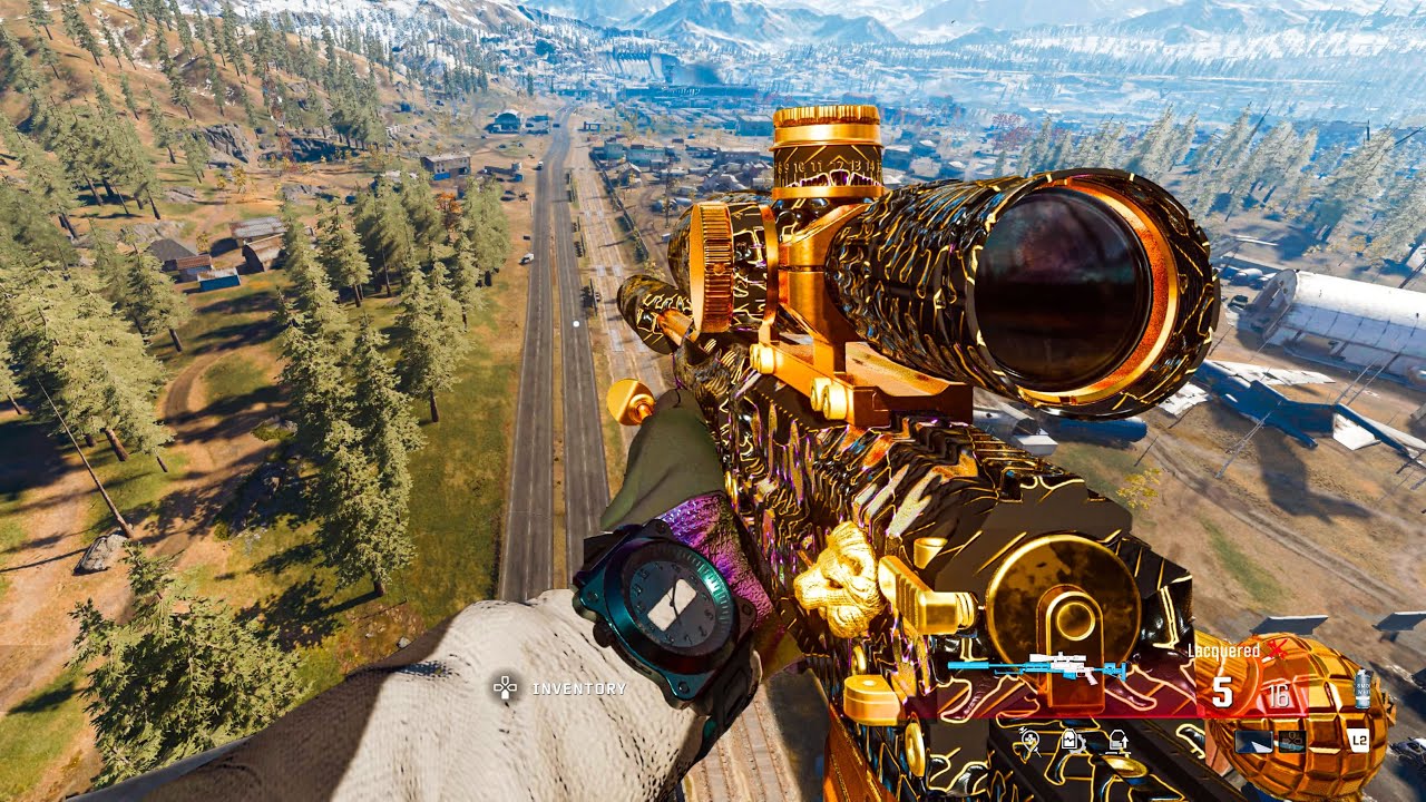 Warzone Solo Win SNIPER LR 7.62 Gameplay PS5(No Commentary)