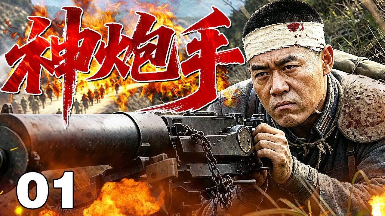 【2026最新爆款抗战剧】神炮手 01丨狂妄日军大摇大摆过路，不料神炮手一人镇守制高点，迫击炮弹打得比狙击枪还准，山下日军狼狈逃窜！#土妞追剧 #抗日 #抗战 #战争剧