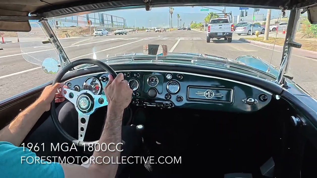 1961 MGA – Upgraded 1800cc MGB Engine • 4-Speed Overdrive • California Car