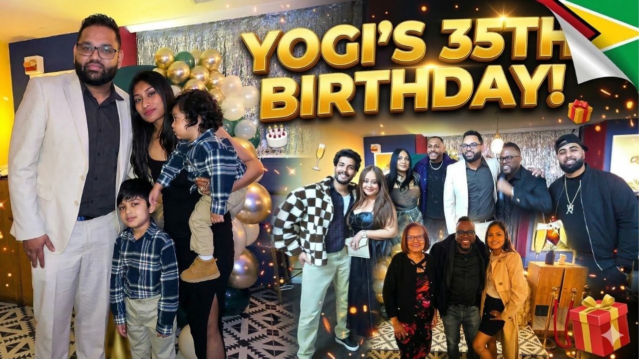🇬🇾Вечеринка в честь 35-летия Йоги с участием Бена Парага, Рэнди Реклса, Кинга Раджа и Стеффа #par...