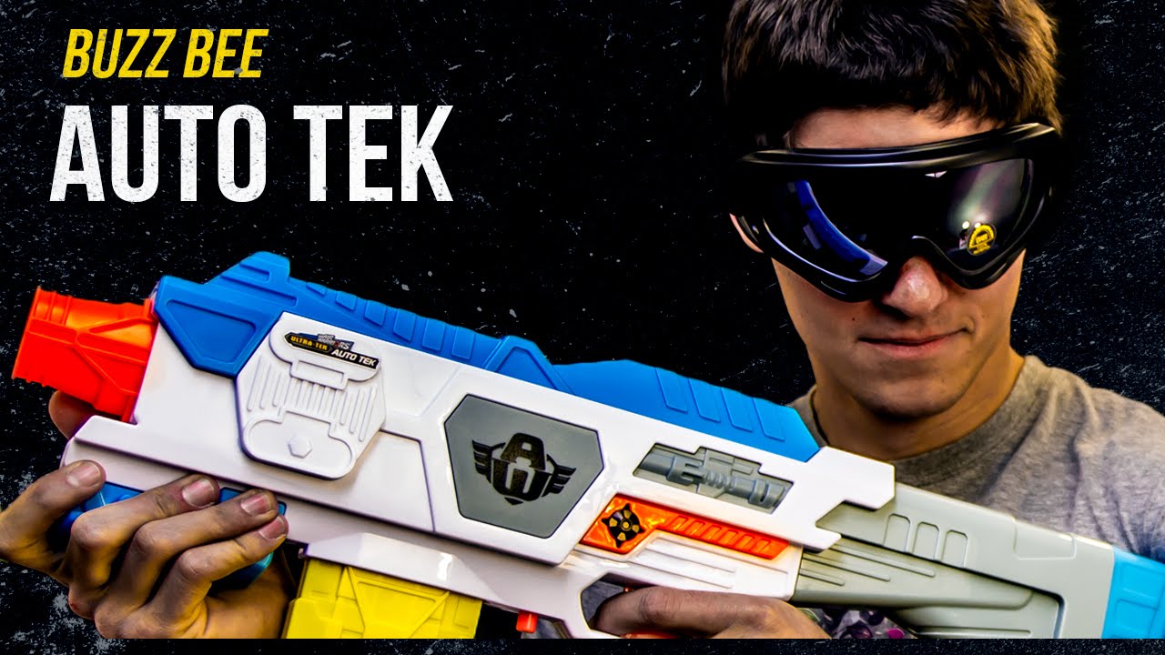 Buzz Bee Auto Tek - nowy automat lepszy od Rapidstrike'a? - recenzja nerfoteka.pl
