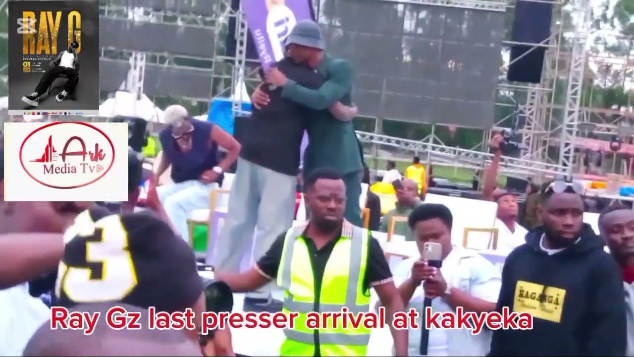 Ray G arrival on his last presser confress at kakyeka stadium