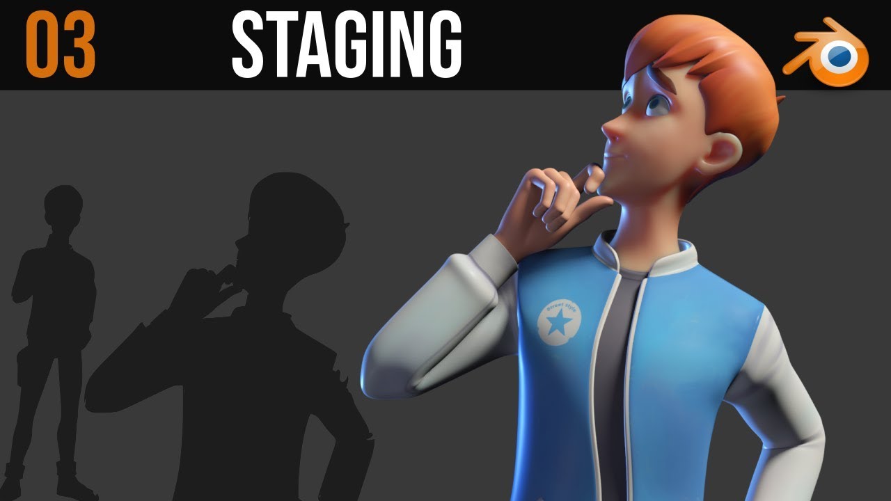 #03   Staging | Os 11 Princípios da Animação no Blender