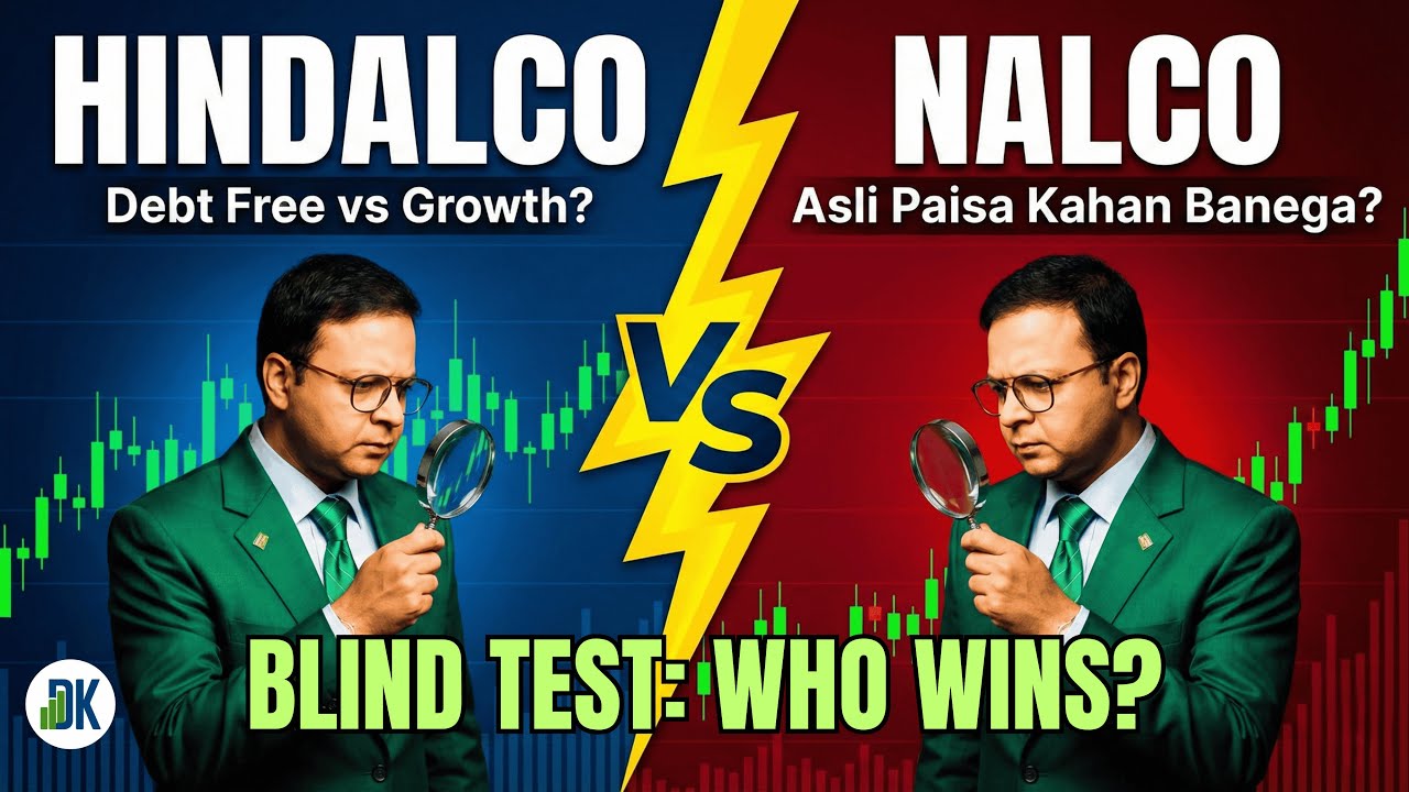 I Hid the Price: Hindalco vs Nalco (The 'Blind Chart' Test) | DK Sinha Deep Dive