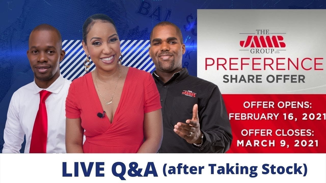 JMMB Preference Share Offer... LIVE Q&A