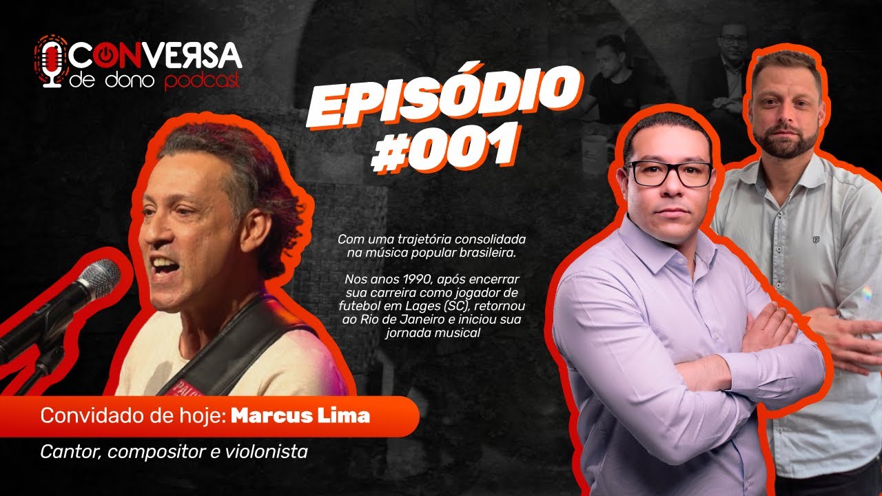 DA BOLA AOS PALCOS, a trajetória inspiradora de um ARTISTA COMPLETO I EP. #001 Marcus Lima