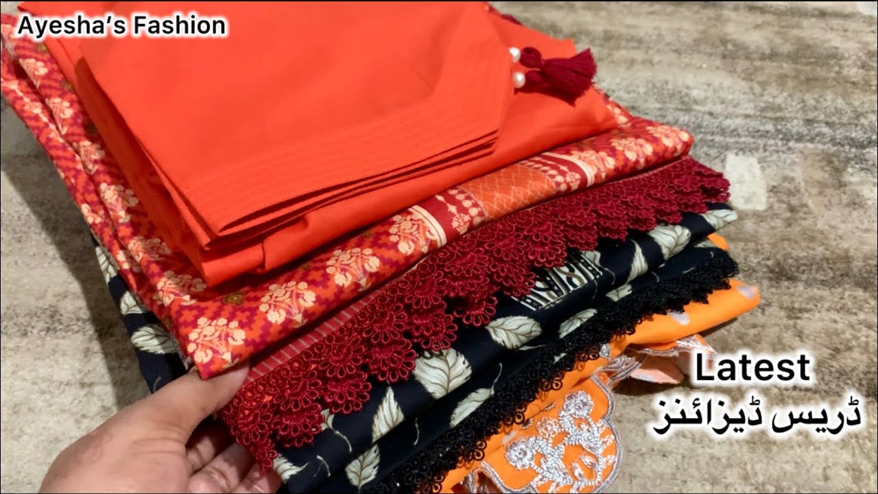 Latest Dress & neck Designing ideas 2026 | trending Neck designs | Trouser designs 