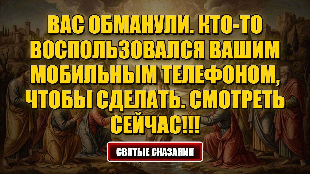 Cегодня Божья весть Вас обманули. Кто-то использует ваш телефон... #Бог #Божье послание
