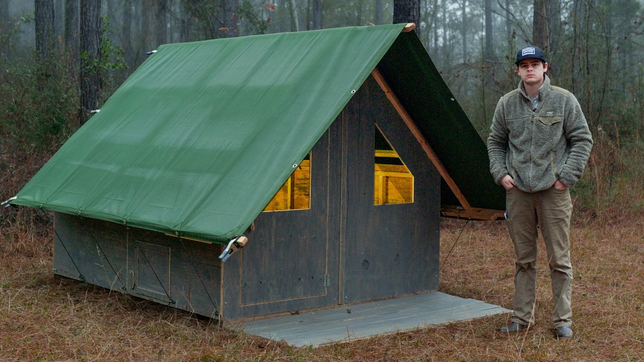 I Finally Tested My DIY Luxury Tent in the Wild