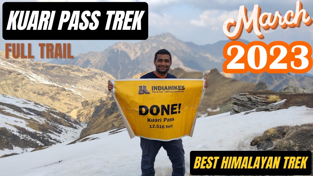 Kuari Pass Trek | Kuari Pass trek in March | Kuari pass trail with@Indiahikes  | Best Himalayan Trek