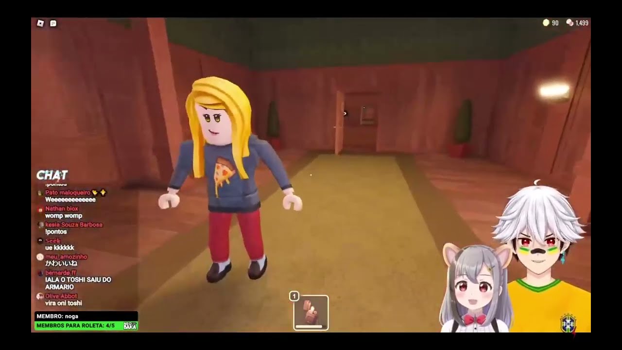 Mimi-chan tem uma crise de sustos jogando com o Toshiruz!