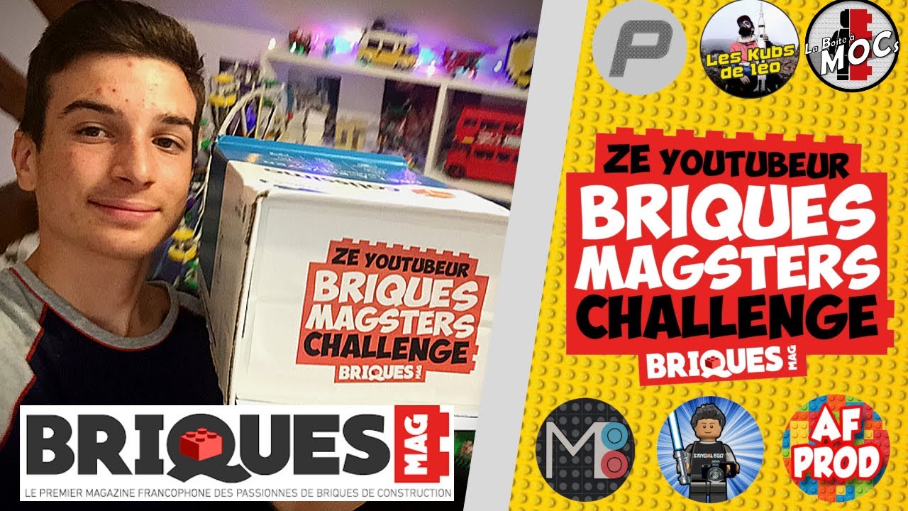 Je re&ccedil;ois un colis de Briques MAG | Unboxing | #Briquesmagsterchallenge