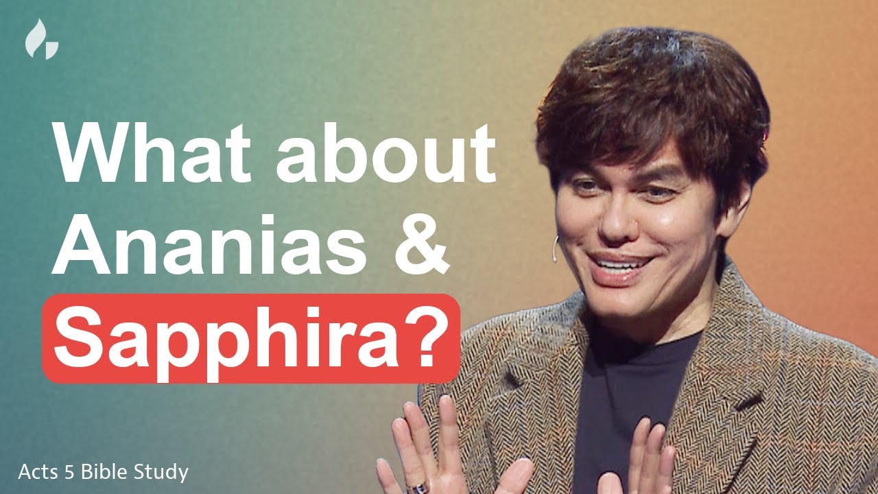 What About Ananias And Sapphira? Unpacking Acts 5 | Joseph Prince Excerpt