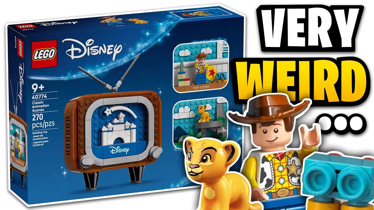 ОФИЦИАЛЬНО представлен промо-ролик LEGO Disney Classic Animation 2025