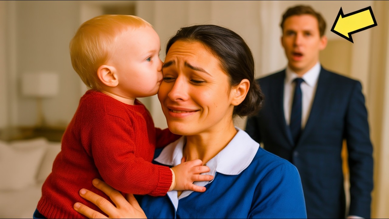 DAS BABY DES MILLIONÄRS SCHLUG ALLE KINDERMÄDCHEN… ABER KÜSSTE DIE ARME PUTZFRAU…