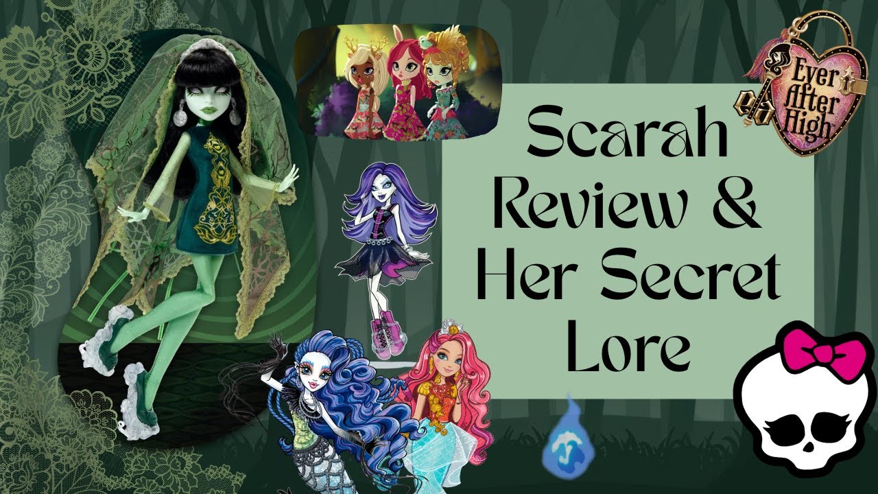 Обзор Scarah Screams Skullector + связь с лором Ever After High