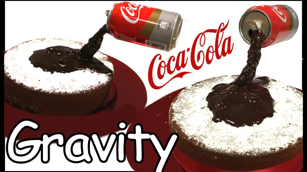 Гравитация торт с тортом и шоколадом Coca-Cola
